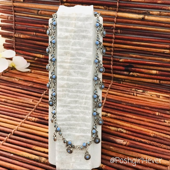 Premier Designs Necklace Bead Drop Silver-tone - Picture 5 of 6